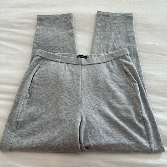 Eileen Fisher Cozy Brushed Terry Hug Slouchy Pants - Picture 3 of 11